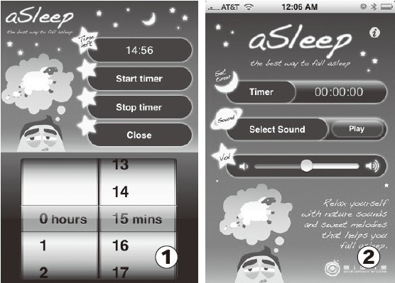 aSleep 手机软件 助眠 数绵羊