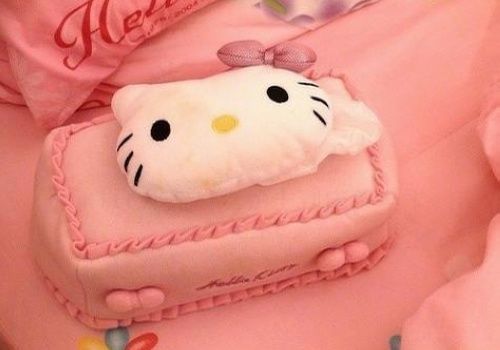 Hello Kitty纸巾盒