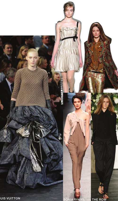 MOSCHINO PRADA LOUIS VUITTON THE ROW ALBERIA FERRETTI SONIA RYKIEL