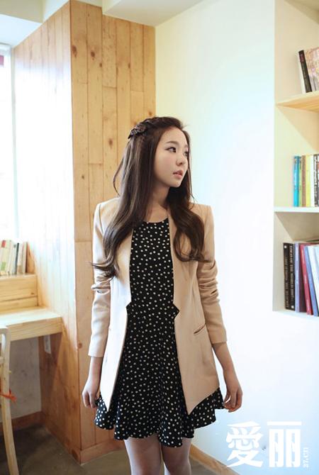 韩国嫩模西装搭 显瘦超气质