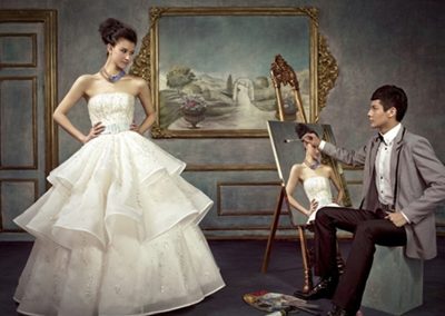 现今最火的四种婚纱摄影风格-新娘
