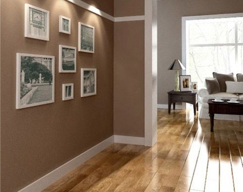 贝尔地板优加实木地热地板装修效果墙面壁画设计