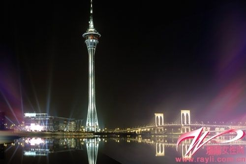 夜晚的澳门塔