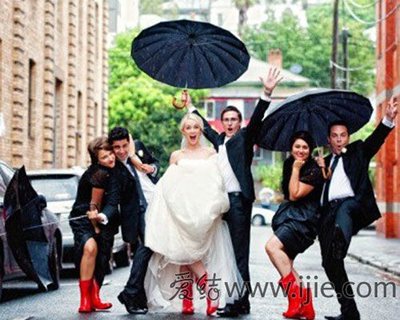 各式造型伞 成就婚礼完美